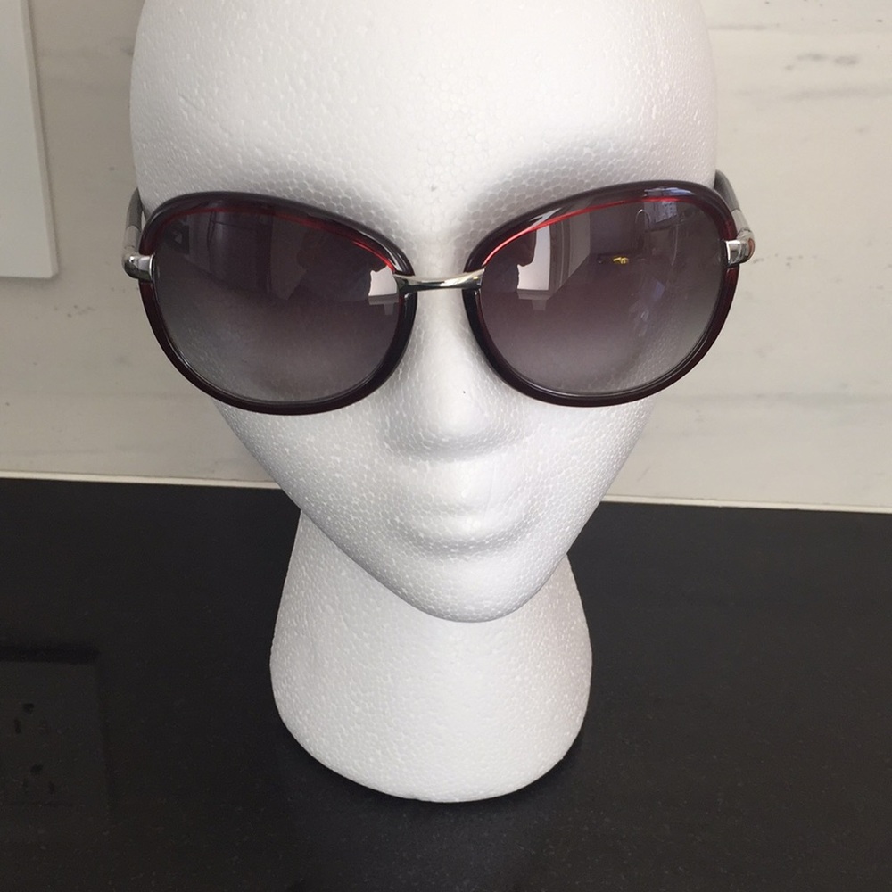 Prada red/oxblood frame sunglasses